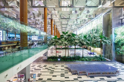 Terminal 3 of Changi Airport, Singapore, Asia