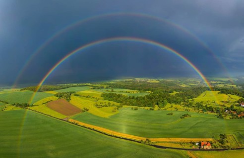 Storm on the Triebenberg near Dresden, Dresden, Saxony, Germany, Europe