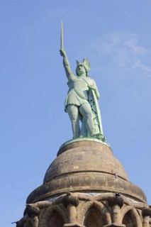 Hermann Monument by Ernst von Bandel, Detmold, Teutoburg Forest, North Rhine-Westphalia, Germany,
