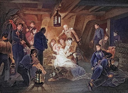 Death of Lord Nelson. Horatio Nelson, Lord Nelson, Viscount Nelson, 1758-1805, British naval