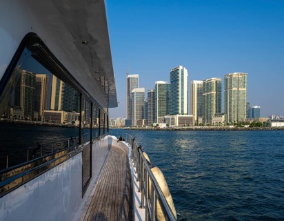 Dubai Marina and Harbour, Skyline Architecture and Marina, United Arab Emirates, Asia