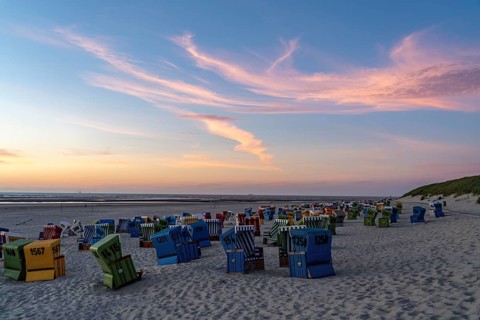 North Sea island of Langeoog, early summer, shortly after the first easing of the lockdown in the