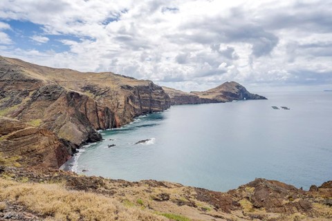 Hiking trail PR 8 on the Vereda Ponta de São Lourenço, Caniçal, Madeira, Portugal, Europe