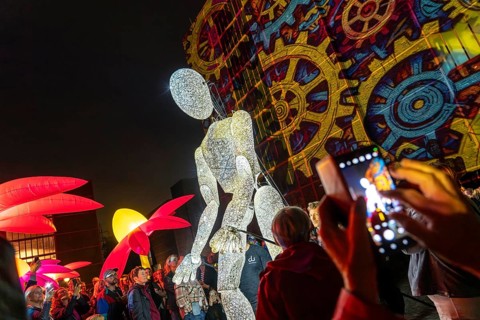 Extraschicht, the long night of industrial culture, cultural festival across the Ruhr region, 35