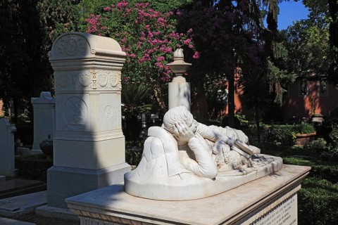 Tomba di Devereux Plantagenet Cockburn, The Protestant Cemetery, Cimitero acattolico, also Cimitero