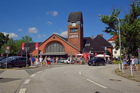 Europe, Germany, Lübeck-Travemünde, Schleswig-Holstein, Strandbahnhof, Hamburg, Hamburg, Federal