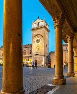 Torre Dell'Orologio, Mantua, Mantova, Italy, Europe