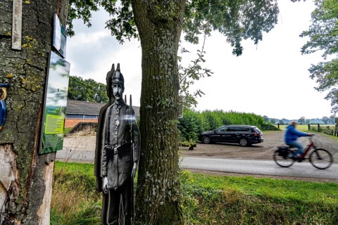 The so-called Green Border, at the former border crossing Grenzweg near Straelen-Kastanienburg and