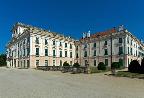 Eszterhazy Castle, also known as Eszterháza Castle or Fertöd Castle, Esterhazy, Fertöd, Hungary,