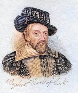 Richard Boyle, 1st Earl of Cork, also known as the Great Earl of Cork, 1566, 1643. Lord High