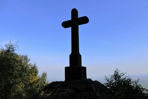 The weather cross above Gleisweiler in the southern wine route