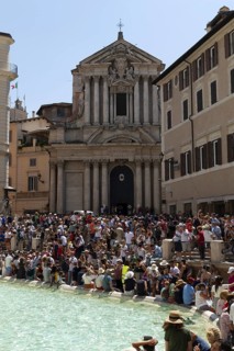 Trevi Fountain, Fontana di Trevi, Rome, Italy, Europe