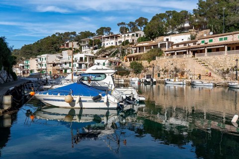 The fishing village of Cala Figuera, on the south-east coast, Majorca, Spain, Europe