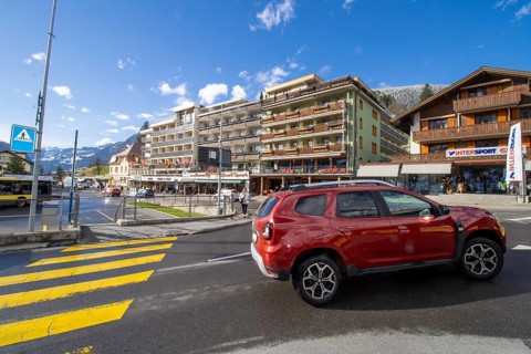 28 March 2024: Lively tourism in the week in front of Easter in the popular Swiss holiday resort of
