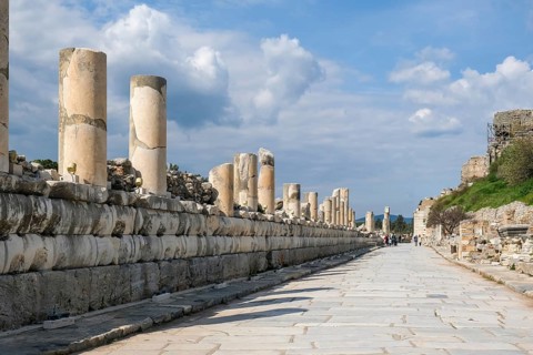 Ruins of Ephesus, ancient archaeological site, Izmir province, Turkey, Asia