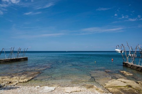 Hanging boats in Savudrija, Istiren, Croatia, Croatia, Europe