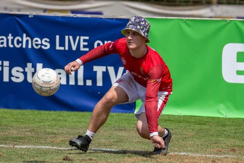 Fistball: SG Novo Hamburgo against AWN TV Enns (IFA 2024 Fistball World Tour Finals Mannheim, match