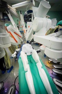 Operating theatre robot HUGO, Dresden, Saxony, Germany, Europe