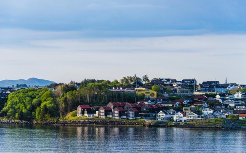 View of STAVANGER, FjordSailing, Stavanger, Boknafjorden, Norway, Europe