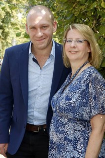 Johannes Hallervorden and Nathalie Hallervorden at the annual press conference for the 2024/25