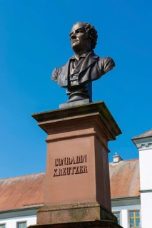 Monument in honour of Conradin Kreutzer, musician, conductor and composer, bust by Hans Baur,