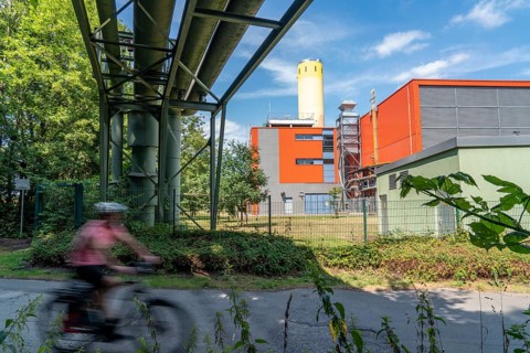 Hiltrop combined heat and power plant, of Stadtwerke Bochum, natural gas-fuelled combined heat and