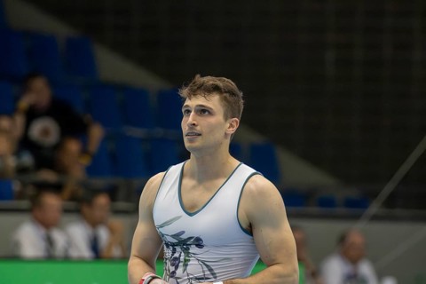 Olympic qualification in apparatus gymnastics in Rüsselsheim Image: Carlo Hörr