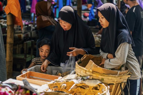 Traditional authentic food market, vendor, woman, fruit, vegetable, fresh, food, nutrition, sale,