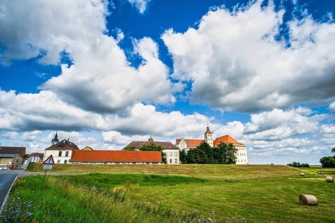Pretzsch Elbe Castle, Bad Schmiedeberg, Saxony-Anhalt, Germany, Europe