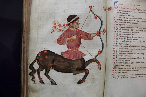 Historical books, exhibits in the monastery library, in the Praemonstratensian monastery Strahov,
