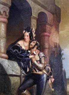 Good Night A Thousand Times, Good Night Romeo and Juliet Act two Scene two Engraved by W.H. Egleton