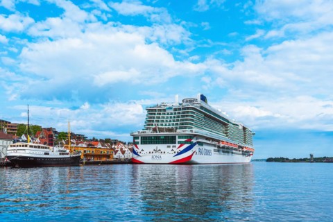 IONA PandO CRUISES in STAVANGER, Norway, Europe