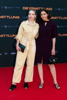 Sina Martens, Dorka Gryllus, DIE ERMITTLUNG, Photo Call at the red carpet for the Berlin premiere