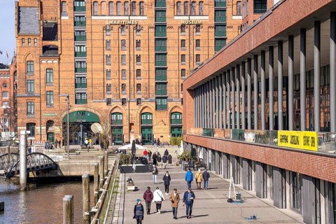 Hafencity, Überseequartier, Speicherstadt, Magdeburger Hafen, International Maritime Museum