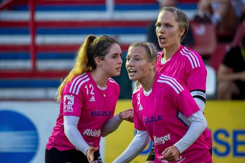 Fistball (Women) : TSV Dennach against TV Jahn Schneverdingen (IFA 2024 Fistball World Tour Finals