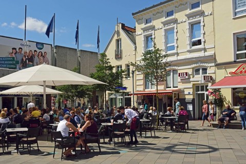 Europe, Germany, Hamburg, district Bergedorf, Sachsentor, pedestrian zone, City, shopping street