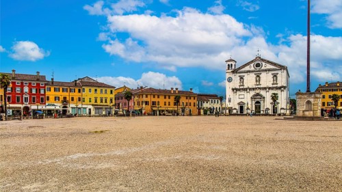 Cathedral Parrocchia del Santissimo Redentore in Piazza Grande, Piazza Vittorio Emanuele, planned
