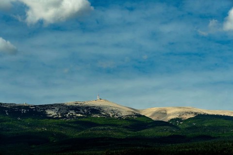 South face of Mont Ventoux (1910m) . Vaucluse. Provence-Alpes-Côte d'Azur. France