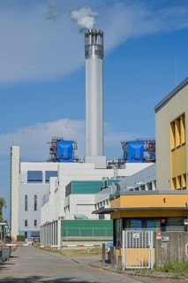 Sewage treatment plant, Freiheit, Ruhleben, Spandau, Berlin, Germany, Europe