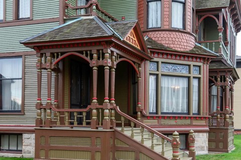 Muskegon, Michigan, The Thomas Hume house at the Hackley and Hume Historic Site, operated by the