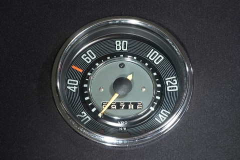 Speedometer, analogue, VDO company, Hamburg, Hamburg, Federal Republic of Germany