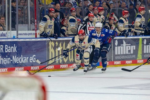 20.09.2024, DEL, German Ice Hockey League season 2024/25, Matchday 1: Adler Mannheim vs