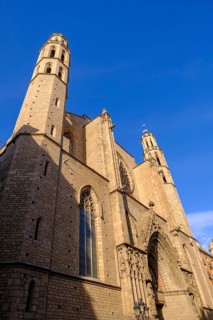 Basilica de Santa Maria del Mar, Barcelona, Catalonia, Spain, Europe