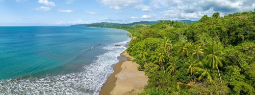 Panorama, Marino Ballena National Park, Osa National Park, dream beach and sea of the South