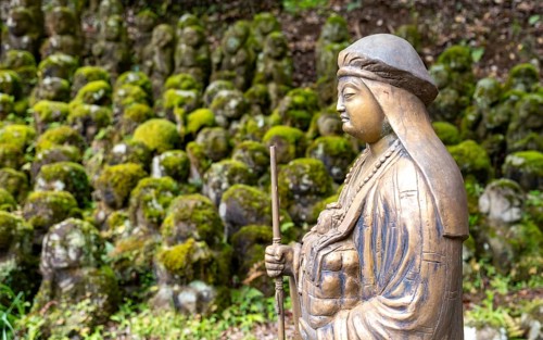 Otagi Nenbutsu-ji temple, Kyoto, Japan, Asia