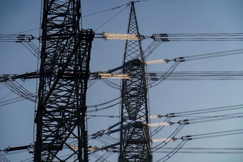 380 kV system, switchgear, from the transmission system operator Amprion, in the Emscherbruch in