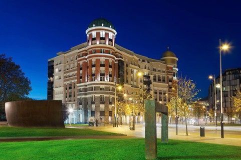 Euskadi square, Bilbao, Bizkaia, Basque Country, Spain, Europe