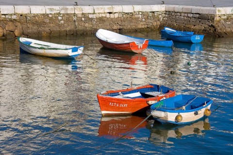 Port of San Vicente de la Barquera, Cantabria, Spain, Europe