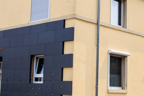 Thermal insulation on an old building