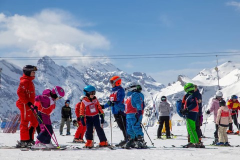 26 March 2024: Children's ski course at the Swiss Ski School in Grindelwald
